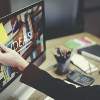 Check Out the New Design of Our Blog working office desk workplace workspace concept