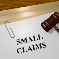 small claims title on legal documents