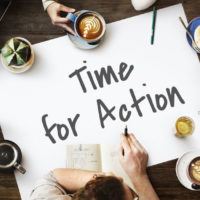 time for action change concept
