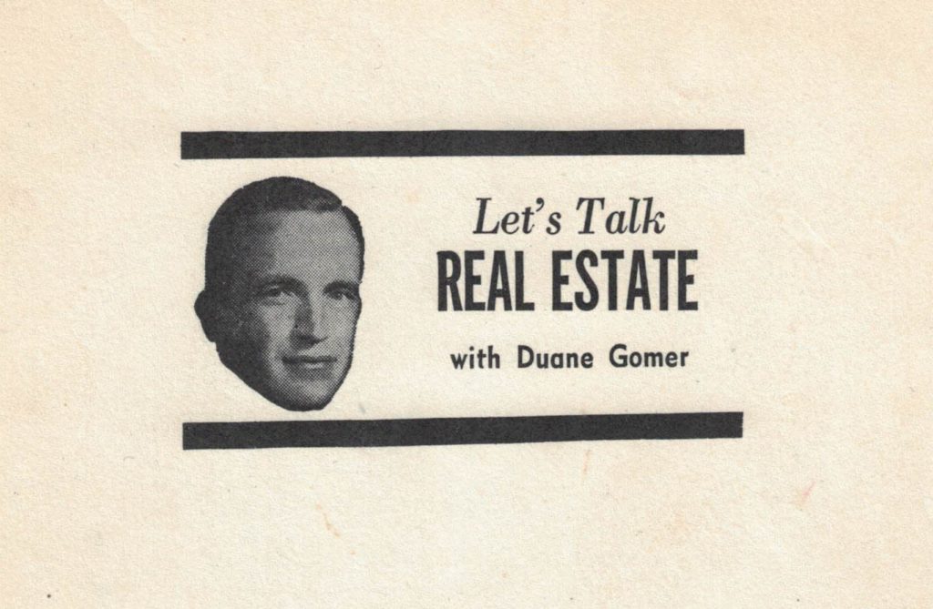 Lets talk real estate
