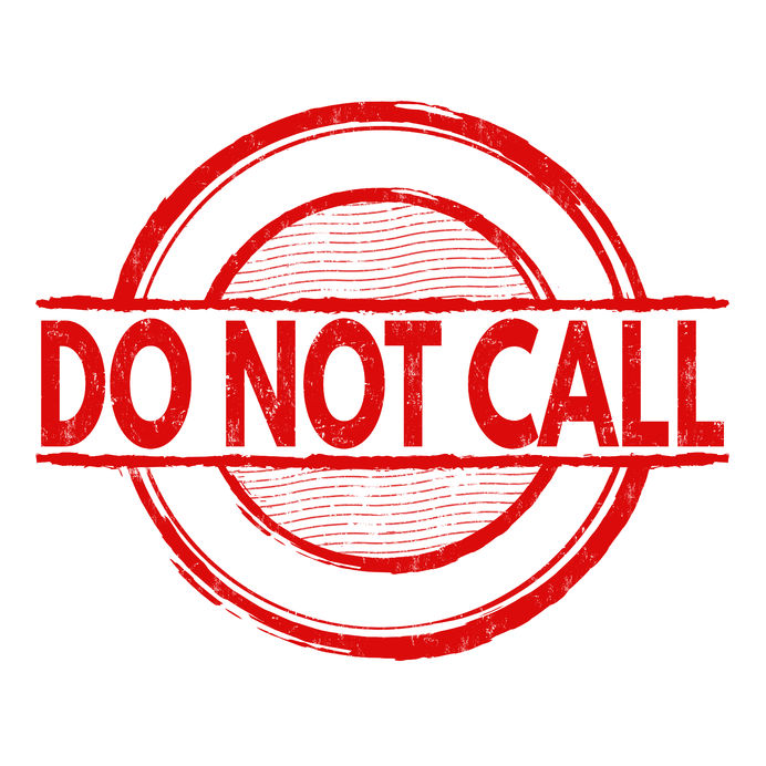 do not call grunge rubber stamp on white background, vector illustration