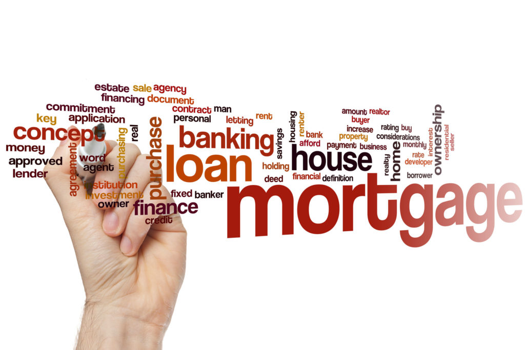 mortgage word cloud concept
