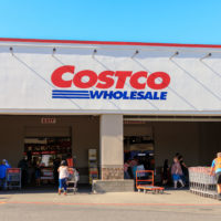 Portland, Oregon - Sep 8, 2018 : Costco Wholesale storefront. Costco Wholesale Corporation is largest membership-only warehouse club in US.