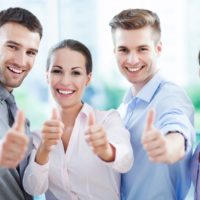 Short Commercial For Duane Gomer Education agents with thumbs up