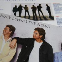 Viersen, Germany - May 9. 2021: Closeup of huey lewis and the news vinyl record cover
