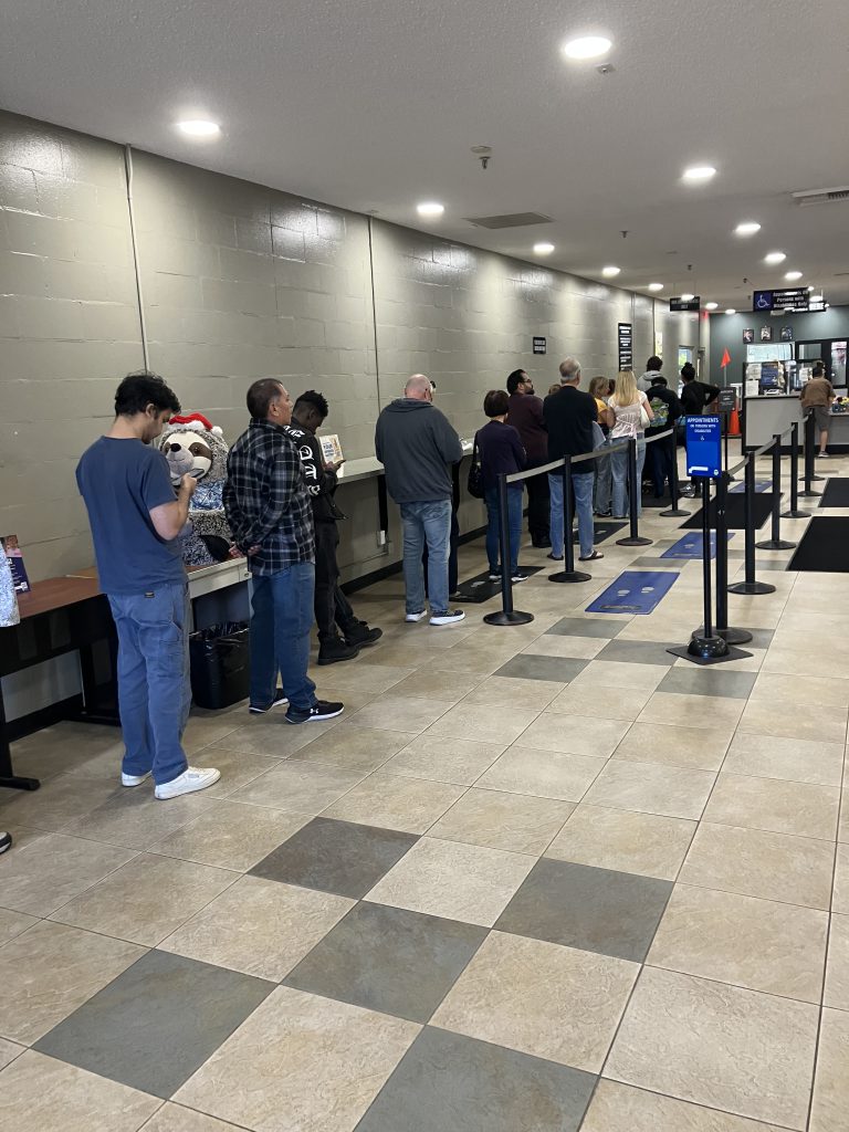 The current image has no alternative text. The file name is: DMV-line-and-no-line-for-appointments-scaled.jpeg