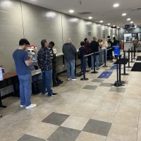 DMV line and no line for appointments